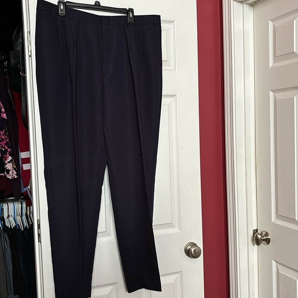 City streets navy blue dress pants w40